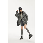 Unisex Jacket Vintage Jacket Loose Lapels Coat
